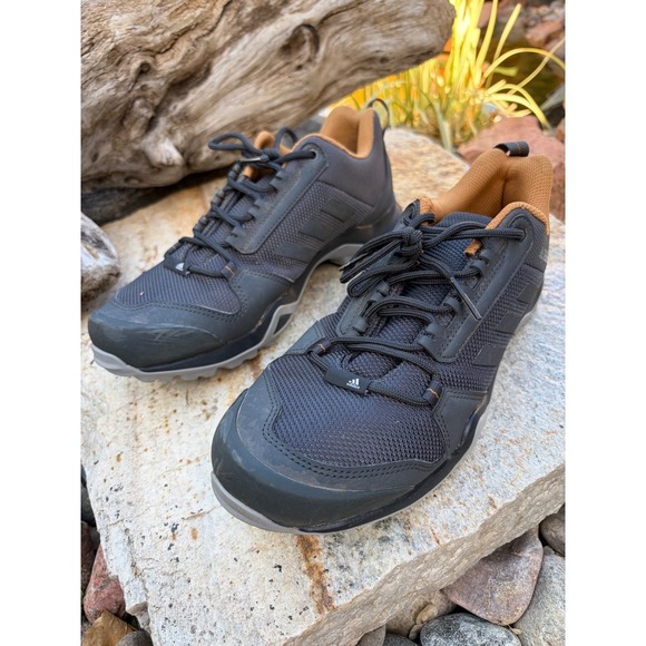 Adidas Terrex Eastrail Mens Hiking Shoes Carbon Black Tan BC0525 Size 9.5 main image 9